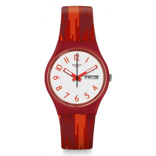 Buy Swatch Womens Watch Gent Red Flame GR711