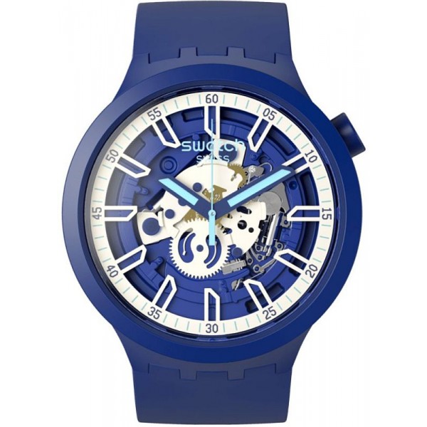 Acheter Montre Swatch Big Bold Iswatch Blue SB01N102