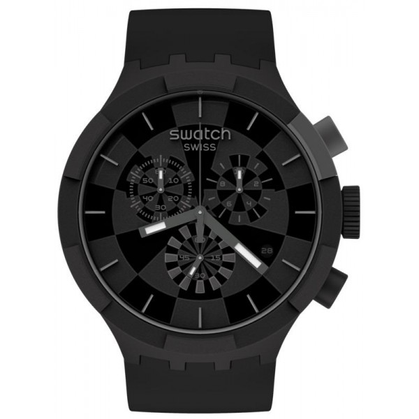Acheter Montre Swatch Big Bold Chrono Checkpoint Black SB02B400