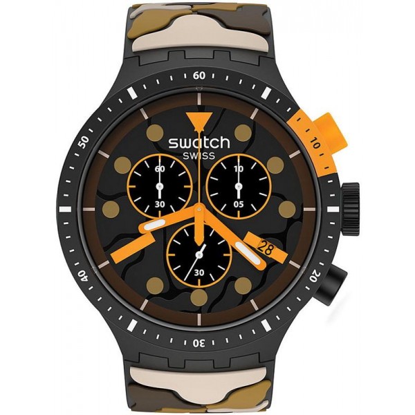 Swatch Watch Big Bold Chrono Escapedesert SB02B410 Buy Swatch Watch Big Bold Chrono Escapedesert SB02B410