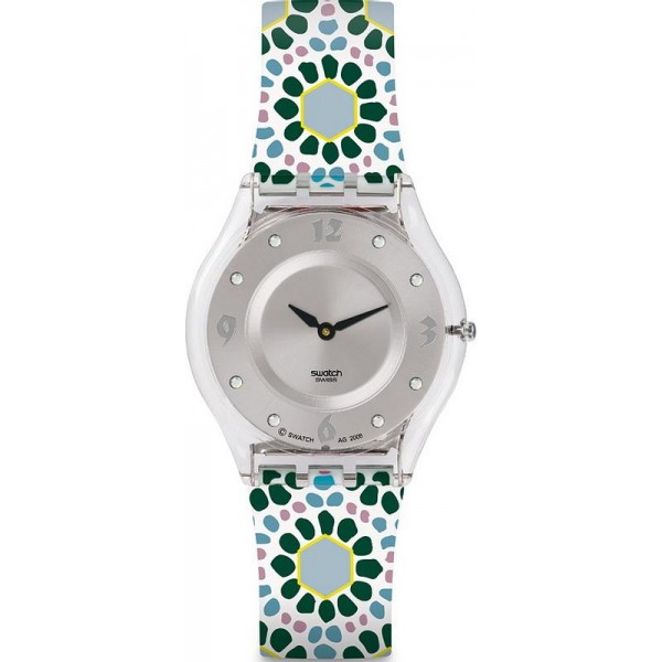 Buy Swatch Ladies Watch Skin Classic Botanical Bomb SFK327