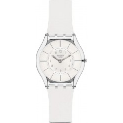 Swatch Ladies Watch Skin Classic White Classiness SFK360