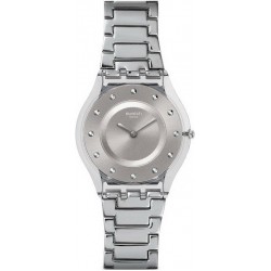 Reloj Swatch Mujer Skin Classic Silver Drawer SFK393G