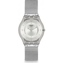 Montre Swatch Unisex Skin Classic Metal Knit SFM118M