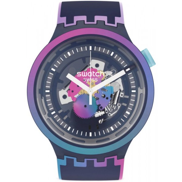 Acheter Montre Swatch Big Bold #Rainbowinthenight SO27N112