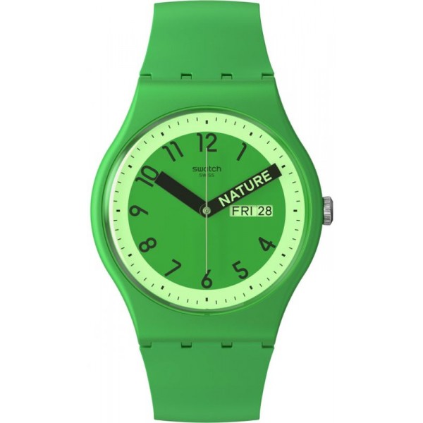 Buy Swatch Unisex Watch New Gent Proudly Green SO29G704