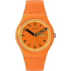 Montre Swatch Unisex New Gent Proudly Orange SO29O700