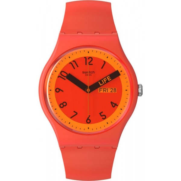 Comprare Orologio Swatch Unisex New Gent Proudly Red SO29R705
