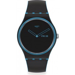 Montre Swatch Unisex New Gent Minimal Line Blue SO29S701