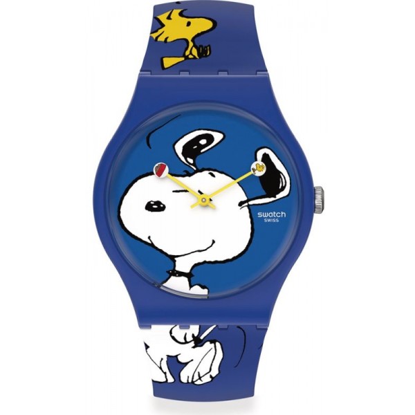 Swatch Uhr Peanuts Hee Hee Hee Snoopy und Woodstock SO29Z106 kaufen