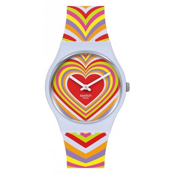 Buy Swatch Ladies Watch Gent Groovy Love SO31S100