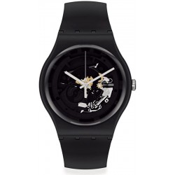 Montre Swatch Unisex New Gent Spot Time Black SO32B108