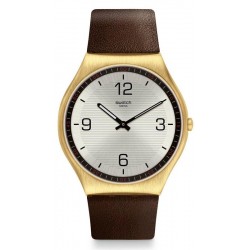 Swatch Men's Watch Skin Irony Skin Suit Coffee SS07G100