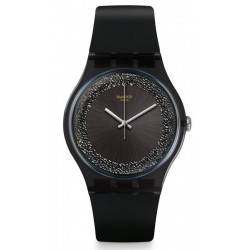 Swatch Ladies Watch New Gent Darksparkles SUOB156