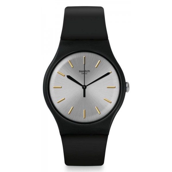 Swatch Unisexuhr New Gent Backtoblack SUOB173 kaufen