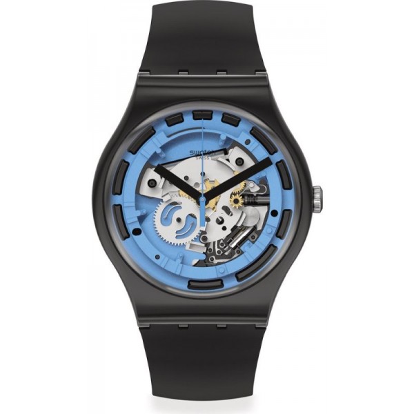 Acheter Montre Swatch Unisex New Gent Blue Anatomy SUOB187