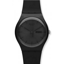 Montre Swatch Unisex New Gent Black Rebel SUOB702