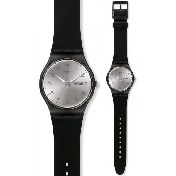 Montre Swatch Unisex New Gent Silver Friend SUOB717 Acheter Montre Swatch Unisex New Gent Silver Friend SUOB717