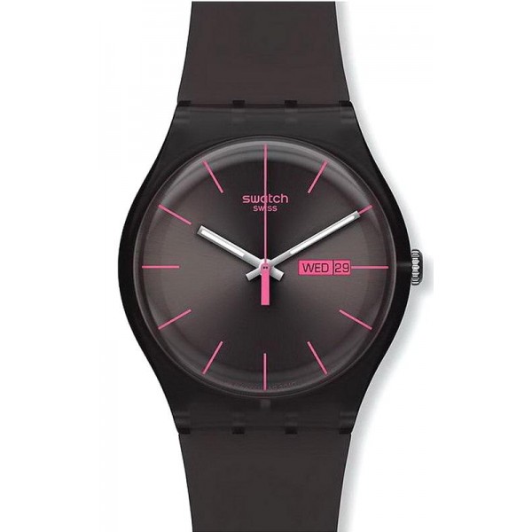 Kaufen Sie Swatch Unisexuhr New Gent Brown Rebel SUOC700