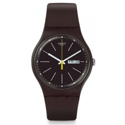 Swatch Unisexuhr New Gent Blue Browny SUOC704
