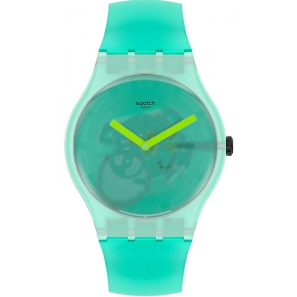 Buy Swatch Unisex Watch New Gent Nature Blur SUOG119