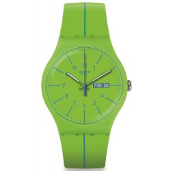 Swatch Unisexuhr New Gent Verde Azul SUOG707