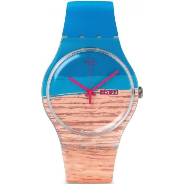 Kaufen Sie Swatch Unisexuhr New Gent Blue Pine SUOK706