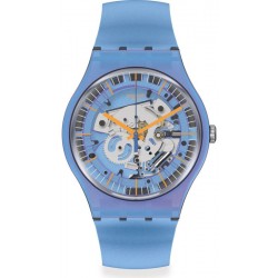 Swatch Unisexuhr New Gent Shimmer Blue SUOM116