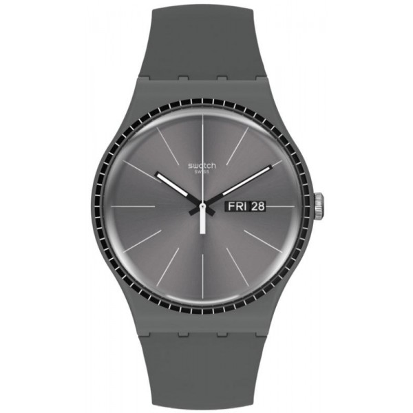 Swatch Unisexuhr New Gent Grey Rails SUOM709 kaufen
