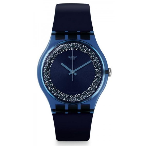 Buy Swatch Ladies Watch New Gent Blusparkles SUON134