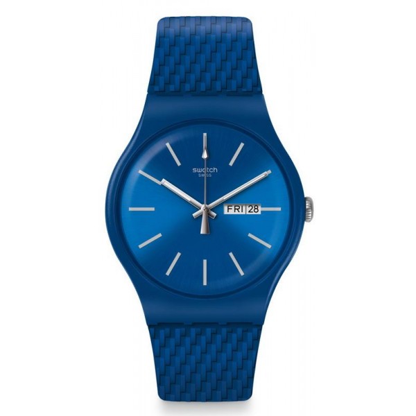 Acheter Montre Swatch Unisex New Gent Bricablue SUON711