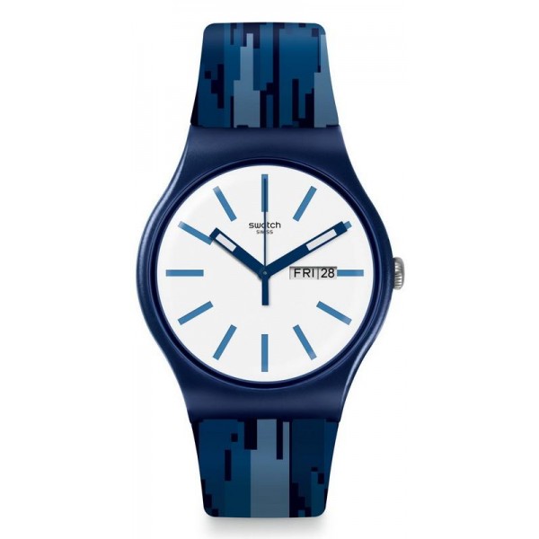 Acheter Montre Swatch Unisex New Gent Fiammablu SUON712