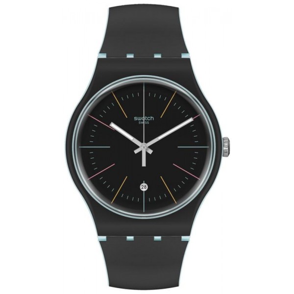 Swatch Unisexuhr New Gent Black Layered SUOS402 kaufen