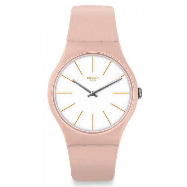 Comprare Orologio Swatch Donna New Gent Beigesounds SUOT102