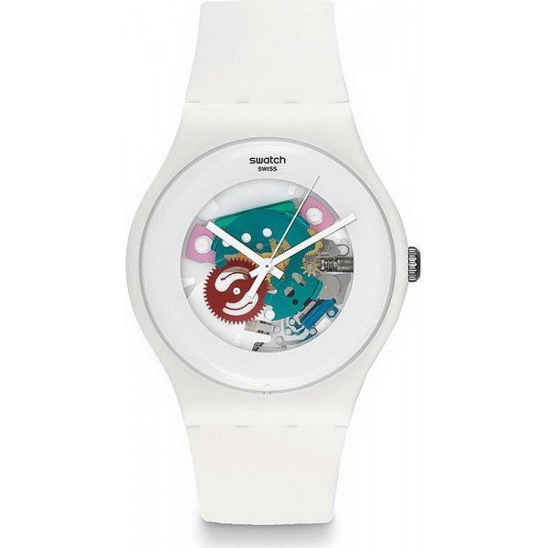 Comprar Reloj Swatch Unisex New Gent White Lacquered SUOW100