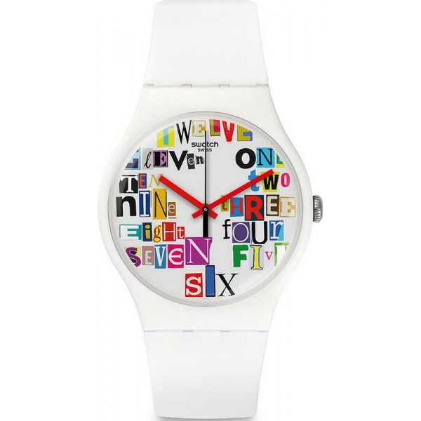 Kaufen Sie Swatch Unisexuhr New Gent Multi Collage SUOW132