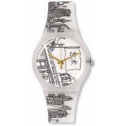 Montre Swatch Unisex New Gent Art Peace Hotel SUOZ197