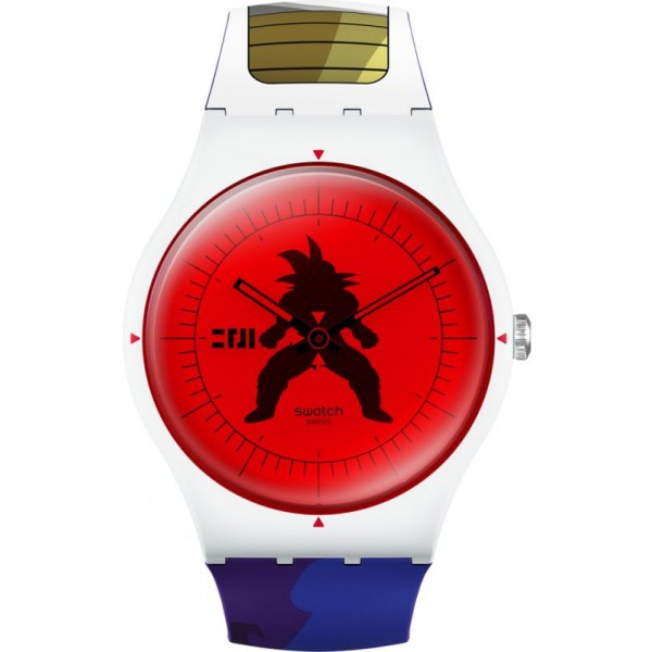 Acheter Montre Swatch Dragon Ball Z Vegeta X Swatch SUOZ348