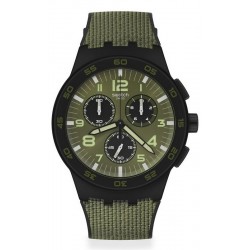 Reloj Swatch Hombre Chrono Plastic Dark Forest SUSB105
