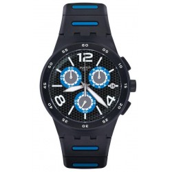Reloj Swatch Hombre Chrono Plastic Black Spy SUSB410