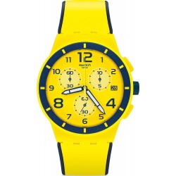 Swatch Unisexuhr Chrono Plastic Solleore SUSJ401