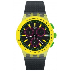 Swatch Unisexuhr Chrono Plastic Yel-Lol SUSJ402