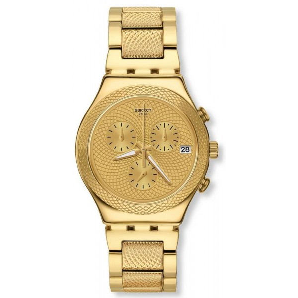 Comprare Orologio Swatch Unisex Irony Chrono Goldy Full YCG420G