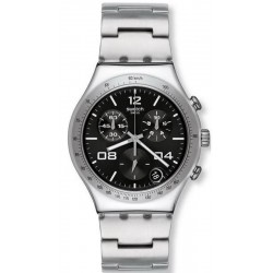Reloj Swatch Unisex Irony Chrono Blustery Black YCS564G