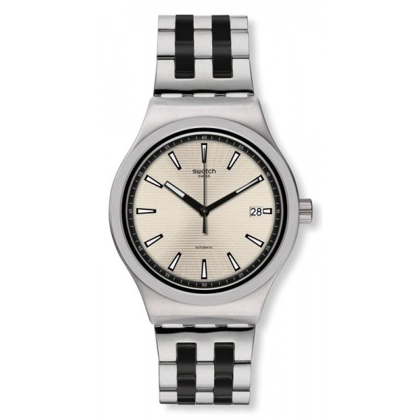 Montre Swatch Homme Irony Sistem51 Sistem Silverline Automatique YIS424G Acheter Montre Swatch Homme Irony Sistem51 Sistem Silverline Automatique YIS424G