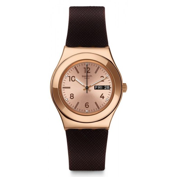 Buy Swatch Womens Watch Irony Medium Brownee YLG701