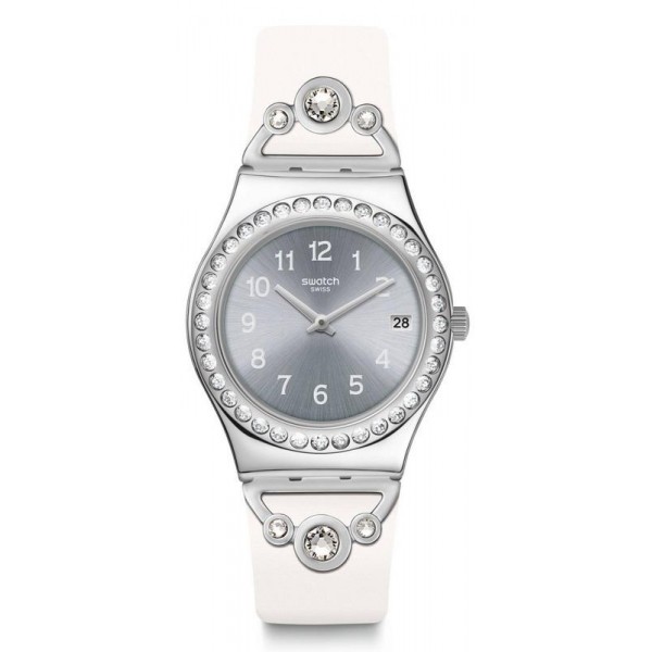 Comprare Orologio Swatch Donna Irony Medium Pretty In White YLS463