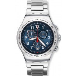 Swatch Men's Watch Irony Chrono Blue Maximus YOS455G