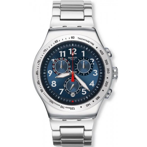 Buy Swatch Men's Watch Irony Chrono Blue Maximus YOS455G