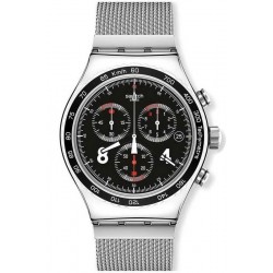 Swatch Herrenuhr Irony Chrono Blackie YVS401G